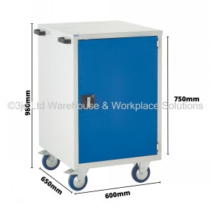 Euroslide Storage Cabinet Mobile 1 Door Cupboard